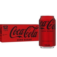 Coke Zero Sugar, 12 oz, 12 cans