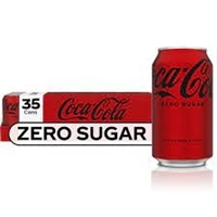 Coke Zero Sugar, 12 oz, 35 cans