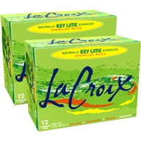 LaCroix Sparkling Key Lime 12 oz, 24pk