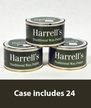 CASE of Harrell's Wax: ANTIQUE black (W009)     400 gram tins