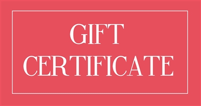 Gift Certificate