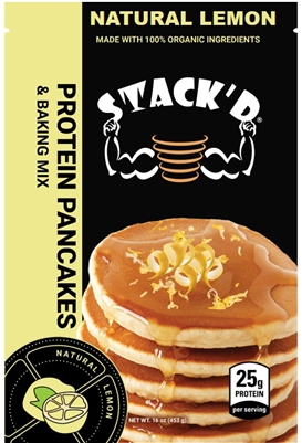 STACK'D Protein Pancakes - Natural Lemon (1 lb)