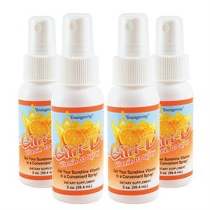 Youngevity CitriD Vitamin D3 Spray 4 bottles