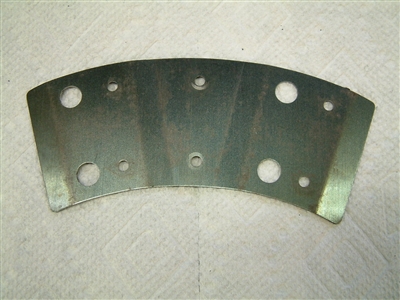 Spring steel plate for clutch lining