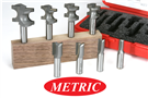 8-Piece Metric INCRA HingeCrafter Router Bit Set