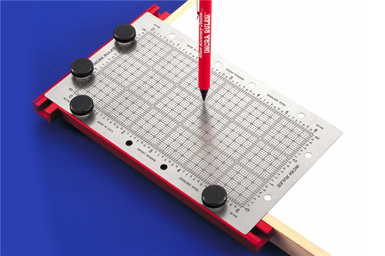 INCRA Precision Specialty Rules - 6" x 3" X-Y Mark