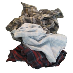 Reclaimed Colored Flannel Rags