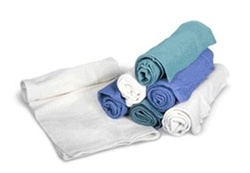 Blue Huck Towels