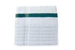 Green Center Stripe Bath Towels