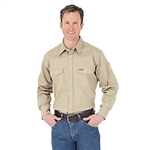 Wrangler Riggs Brand FR Snap Front Solid Work Shirt