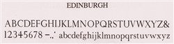 18pt Edinburgh Brass Type
