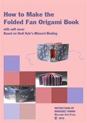 How to Make the Folded Fan Origami Book with Soft Cover