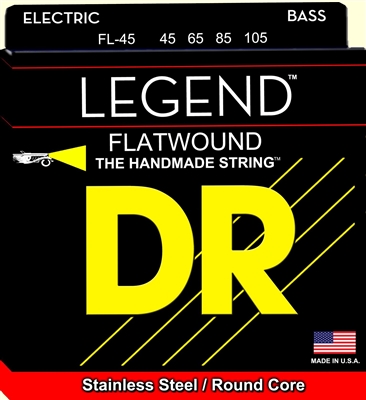 Hi-Beam Legend Flatwound Stainless Steel Bass Strings 45-105 Medium