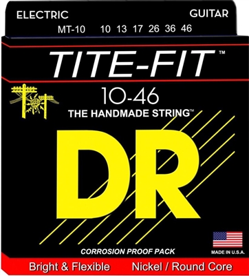 Tite-Fit Nickel Plated Electric Guitar Strings 10-46 Medium-Tite