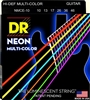 Hi-Def Neon Multi-Color Coated Electric Guitar Strings 10-46 Medium