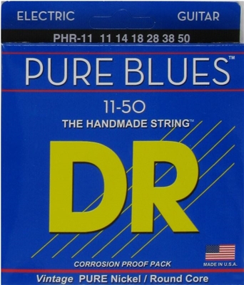 Pure Blues Pure Nickel Electric Guitar Strings 11-50 Heavy