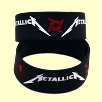 Speed Metal Rock Style Band Metallica Silicone Bracelet for Fans