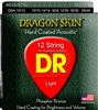Dragon Skin Clear Coated Acoustic Guitar Strings 10-48 Lite 12-String