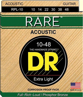 RARE Phosphor Bronze 12 String Acoustic Guitar Strings 10-48 Lite 12-String