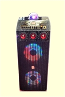 Bluetooth Professional DJ Speaker 291 with Disco Lights Multimedia Karaoke & PA System