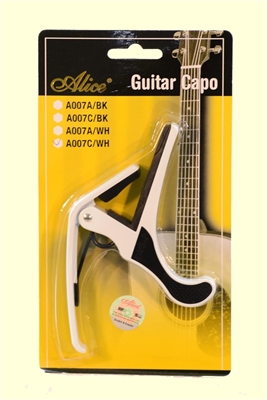 Alice A007C-WH Advanced Alloy Acoustic Guitar Capo