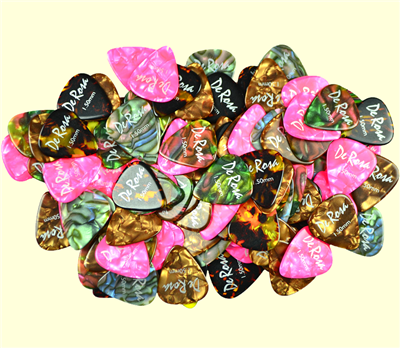 De Rosa AP150 Colorful Celluloid Guitar Picks