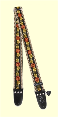 Wild Flower 2" Guitar Strap