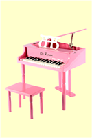 De Rosa Pink Baby Grand Piano