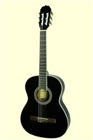 Glen Burton Black Conservatory 3/4 Classical Guitar