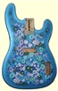 Blue Flower Finished Replacement Body for TelecasterÂ® BassÂ®