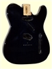 Midnight See-Through Blue Finished Replacement Body for TelecasterÂ®