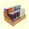 2 Tier 2x2 CD/DVD Storage Wood Display