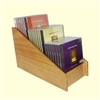 3 Tier 1x3 CD/DVD Storage Wood Display