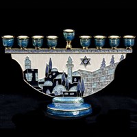 1010- Menorah - Jerusalem, 5"