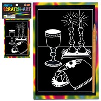 0304-B- Scratch Art - Shabbat