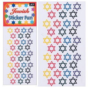 0388- Star of David Stickers-prismatic