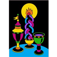 0430-HV- Bulk Havdalah Velvet Art