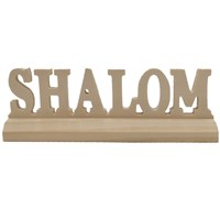 0530-B-  Shalom Wooden Sign (Bulk)