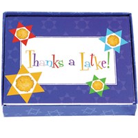 0834- Hannukah Thank You Cards - Blue