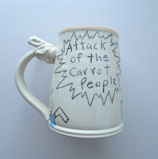 Tom Edwards, Vintage Mug, 'Attack of the Carrot People'