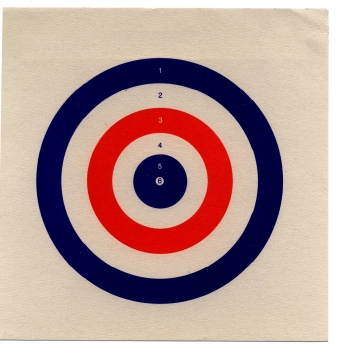 Colored Paper Target