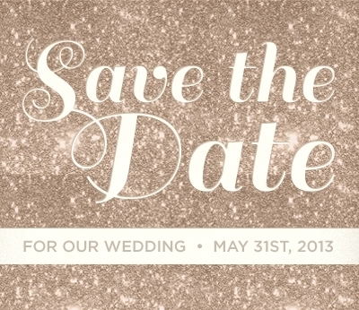 All That Glitters Is Gold Save The Date