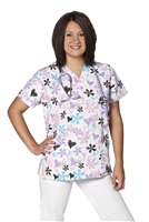 Hearts and Flowers Women's Scrubs