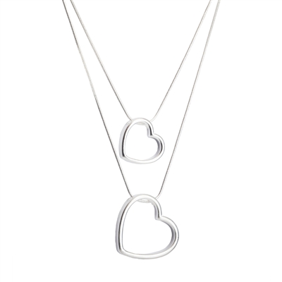 Sterling Silver Heart Necklace