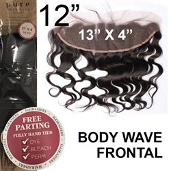 13 x 4 Body Wave Brazilian Full Lace Frontal 12 Inches
