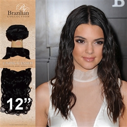 Unprocessed Virgin Brazilian Jackson Curl Human Hair Weft 12 Inches. 100g