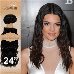 Unprocessed Virgin Brazilian Jackson Curl Human Hair Weft 24 Inches. 100g