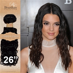 Unprocessed Virgin Brazilian Jackson Curl Human Hair Weft 26 Inches. 100g