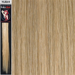 Colour Flash Clip In Human Hair Flashes 18 Inches Colour 22