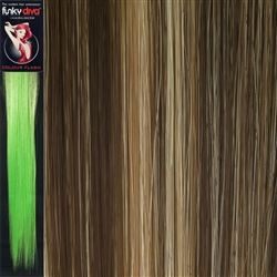 Colour Flash 16 inches Synthetic Clip in Hair Extensions Colour 14/24